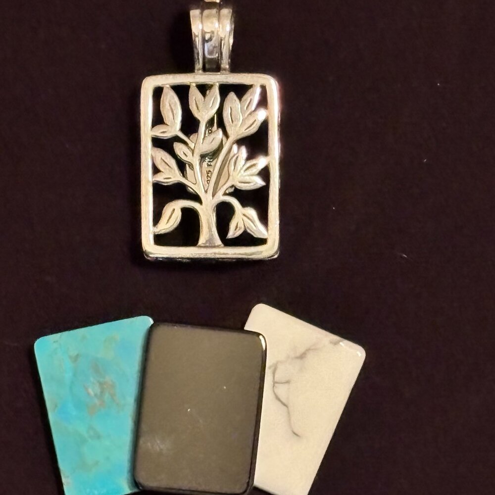 Silpada Chageling sterling silver Tree of Life pendant